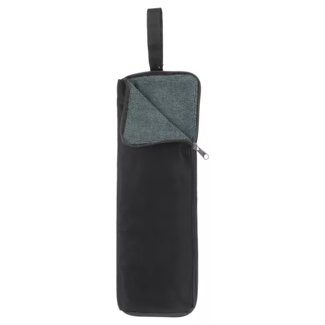 Umbrellas Bag Carry Bag 4.9"x15" Portable Wet Umbrella Sleeve Pouch Black