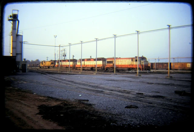 Original Railroad Slide OSLD SLSF Three Frisco Units 11/74