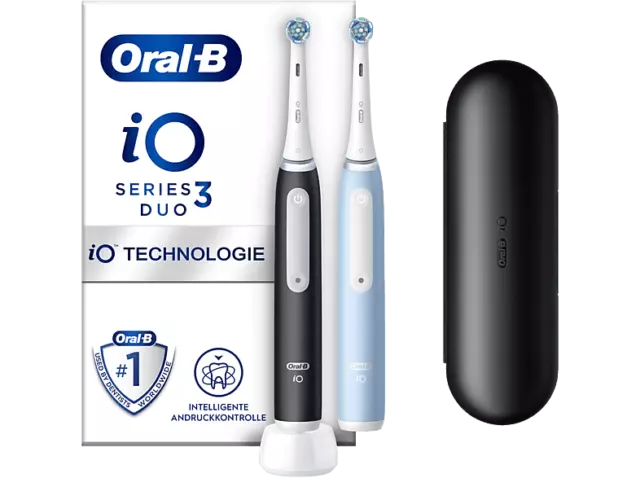 Cepillo eléctrico - Oral-B iO 3 Cepillo de Dientes, 3 modos, Sensor de Presión,