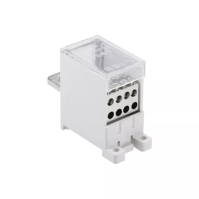 1 In 8 Out DIN Rail Terminal Blocks 250A Max Input Distribution Block