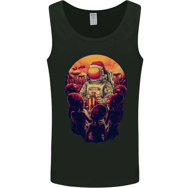 Gilet da uomo Spaceman Babbo Natale Space Astronaut