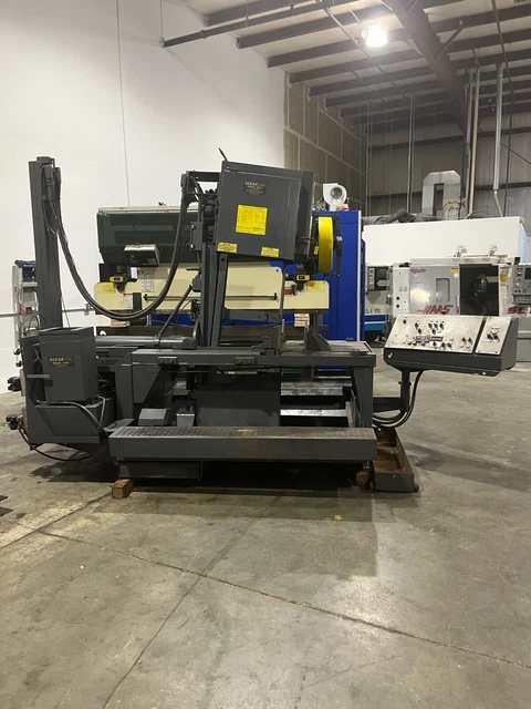 HEM VT120HM Vertical Tilt Frame Semi-Automatic Band Saw-  22" x 24"
