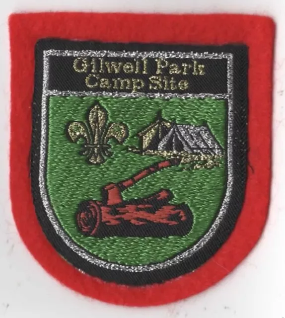 Gilwell Park Camp Site Boy Scout Patch RED Bdr. [INT809]