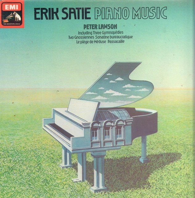 PETER LAWSON Erik SatiePiano Music, Aus/NZ Vinyl LP, 1980 9.60