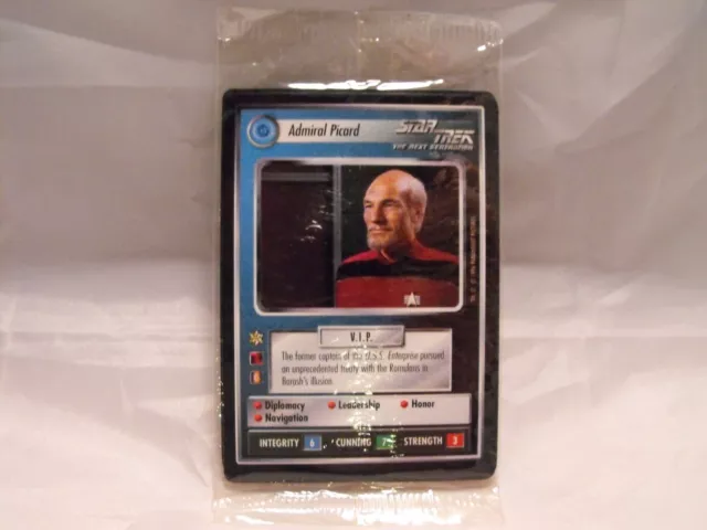 Star Trek Ccg 2 Player Game, Federation Set Of 4 Cards