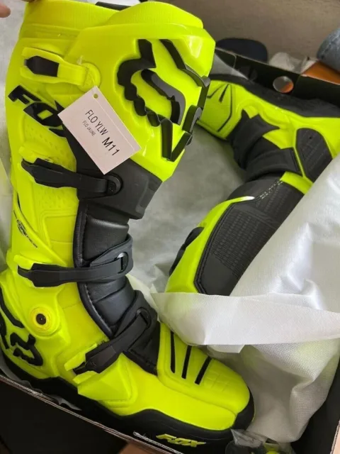 Fox Racing Instinct MX Boots Boots Fluo Yellow RRP £419.99