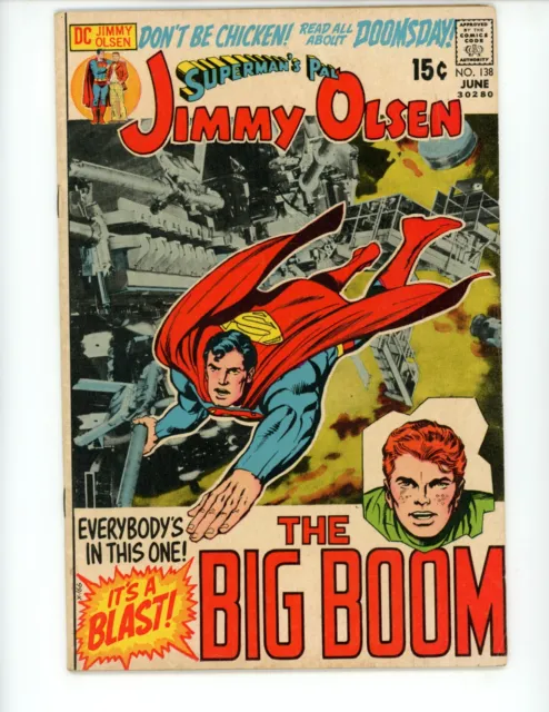 Supermans Pal Jimmy Olsen #138 1971 FN+ Jack Kirby DC Comic Book
