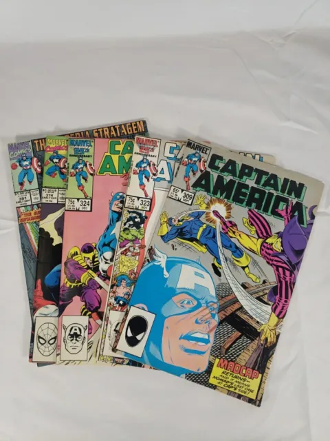 Comic Captain America Marvel Lot of 5 Issues (See Pictures)