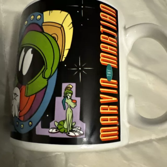 Marvin the Martian Coffee Mug 1995 Applause Looney Tunes Warner Bros Vintage Cup 3