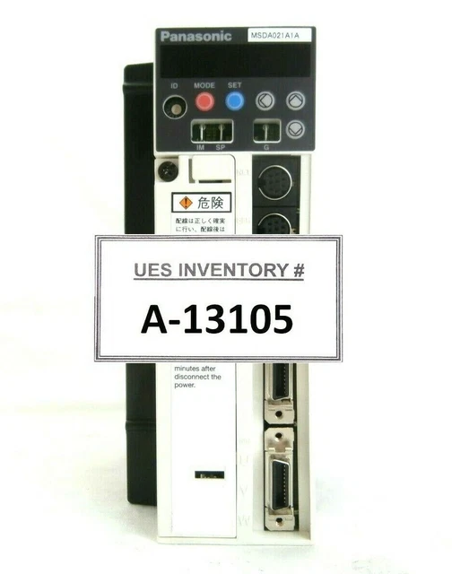 PANASONIC MSDA021A1A AC Servo Driver MINAS A-Series Used Working