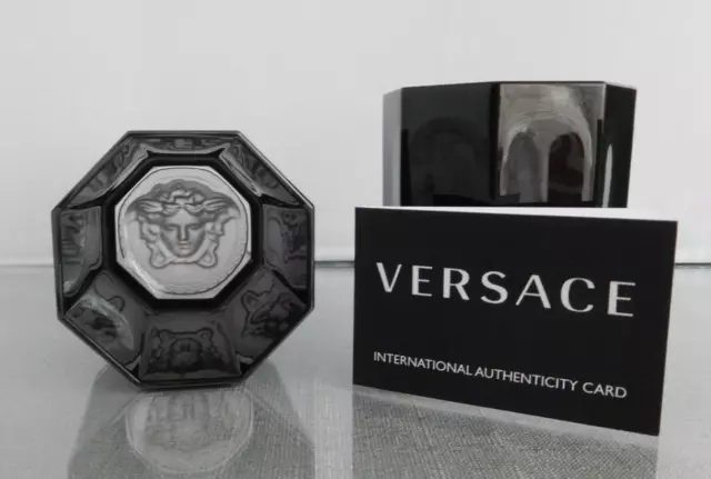 Rosenthal VERSACE Medusa Lumiere Black 2  Whisky-Becher / Neu & GK Whiskyglas