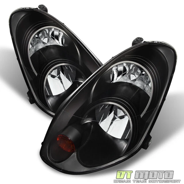 05-06 G35 G35X Sedan [Original Style] Black Headlights HID Model Only Lights Set
