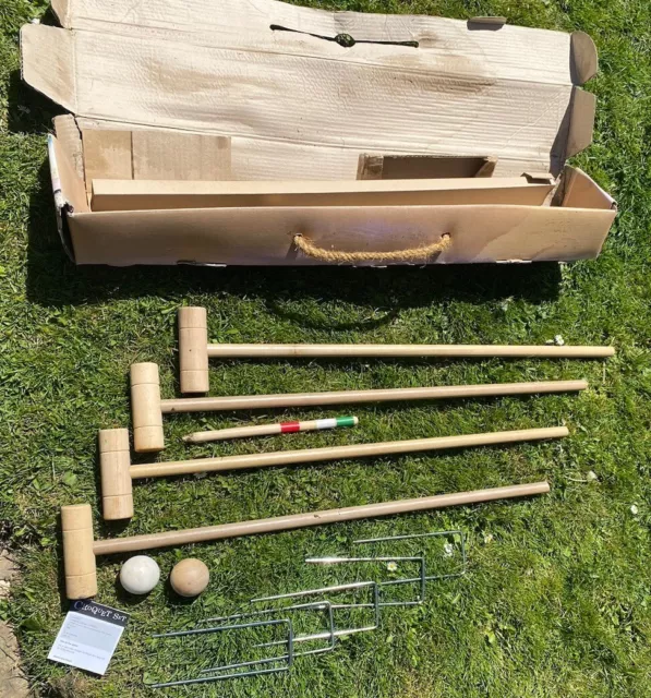 Croquet set for 4 people