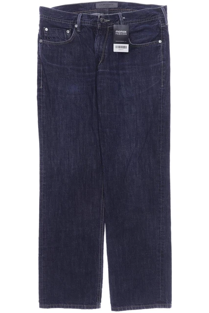 Jeans Baldessarini uomo pantaloni denim taglia EU 52 (W34) cotone marino... #8c5xu11