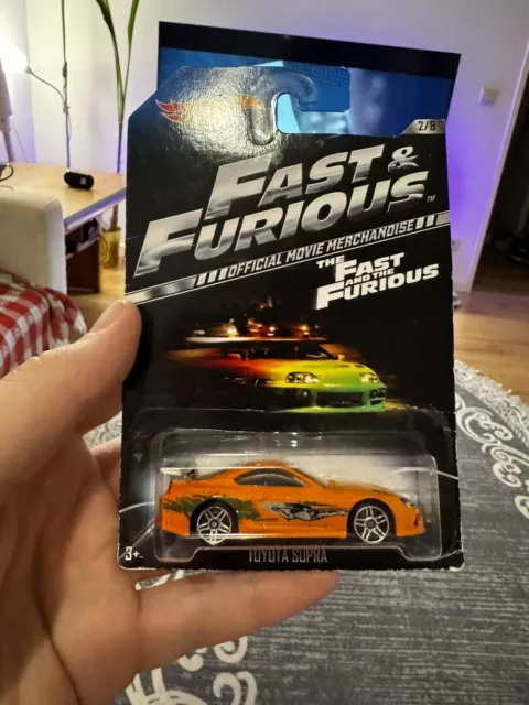 Toyota Supra in OVP Nr 2/8 Hot Wheels extrem rar The Fast And The Furious Teil 1