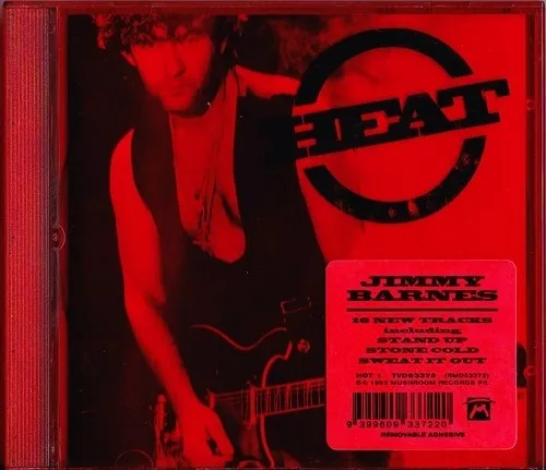 JIMMY BARNES "Heat" Rare 1993 16Trk *Ltd Edn Gold CD *Red CD Case *Cold Chisel