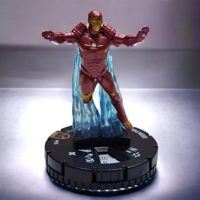 WizKids Heroclix Marvel IRON MAN #055 Guardians of the Galaxy super Rare Gold