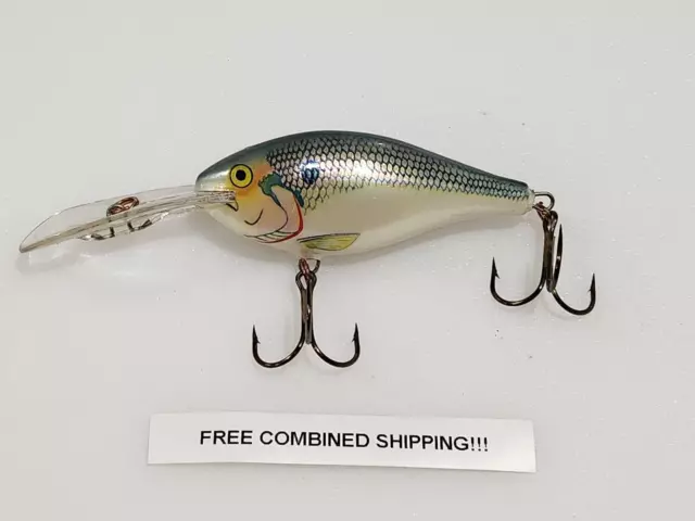 LOT OF 6 Rapala Risto Rap RR-7 SD Shad Alose New Deep Runner