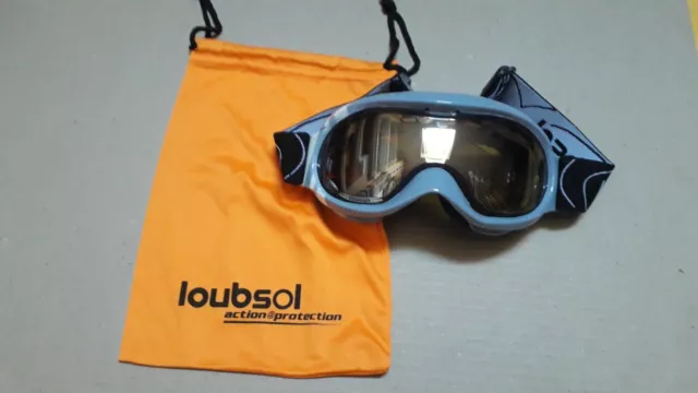 LOUBSOL Masque de ski enfant CRAZY (5-10 ans) - Pop turquoise