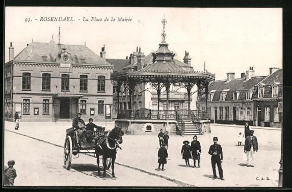 CPA Rosendael, La Place Mairie