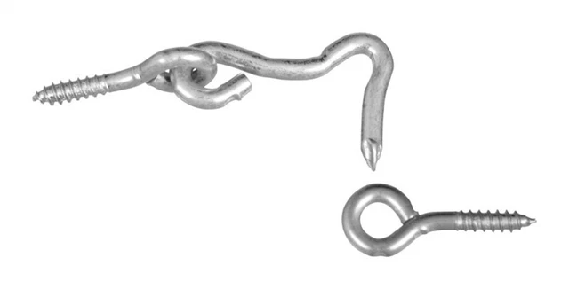 National Hardware N117-820 Steel Zinc Plated V2000 Series Hook and Eye 1 L in.