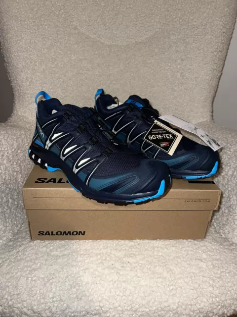 SALOMON XA Pro 3D Gore-Tex Men's Trail Blue Black UK9 BRAND NEW