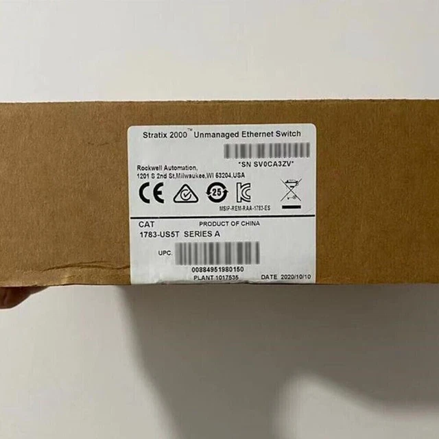 2022 Allen-Bradley 1783-US5T SER A Stratix 2000 Ethernet Switch 5 Pt 1783US5T