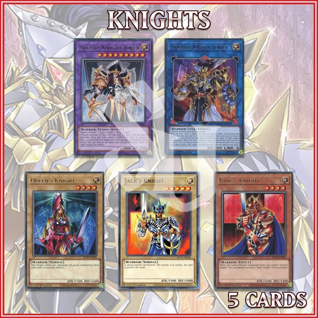 KNIGHTS DECK 5 | Jack's King's Queen's Arcana Extra Joker Knigth Joker | YuGiOh $77,777.00 - PicClick KNIGHTS DECK 5 | Jack's King's Queen's Arcana Extra Joker Knigth Joker | YuGiOh $77,777.00 - PicClick