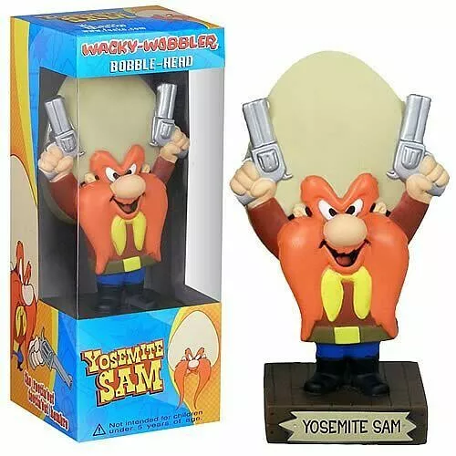 Looney Tunes Yosemite Sam PVC Bobble-Head 15cm Funko Wacky Wobbler