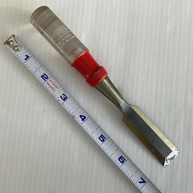 Vintage Stanley Handyman Wood Chisel No H1252 3/4” Inch Beveled Edge