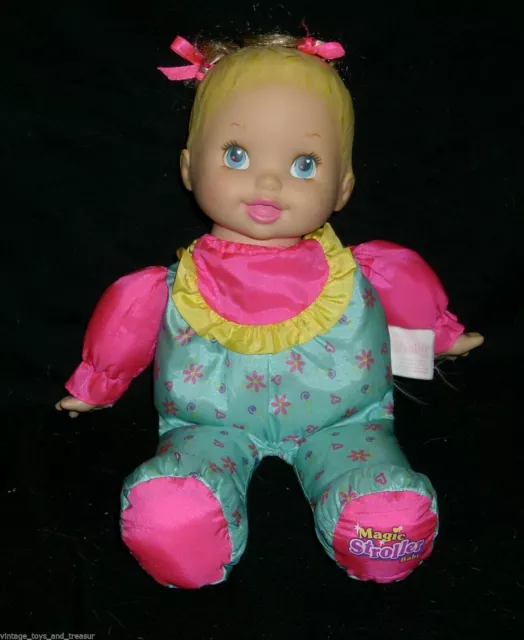 12 " Vintage 1997 Magique Poussette Jouet Bébé Biz Animal en Peluche Fille