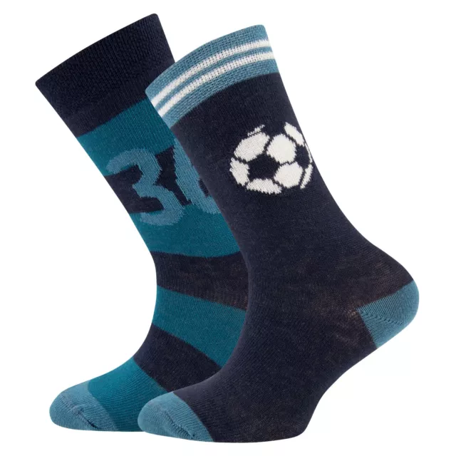 ewers 2 Paar Socken Jungen Söckchen Fußball Gr. 27-30 31-34 35-38 39-42 NeU