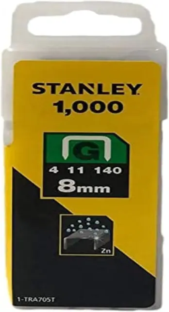 Stanley 1-TRA705T 8Mm Heavy-Duty Staple (1000 Pieces)