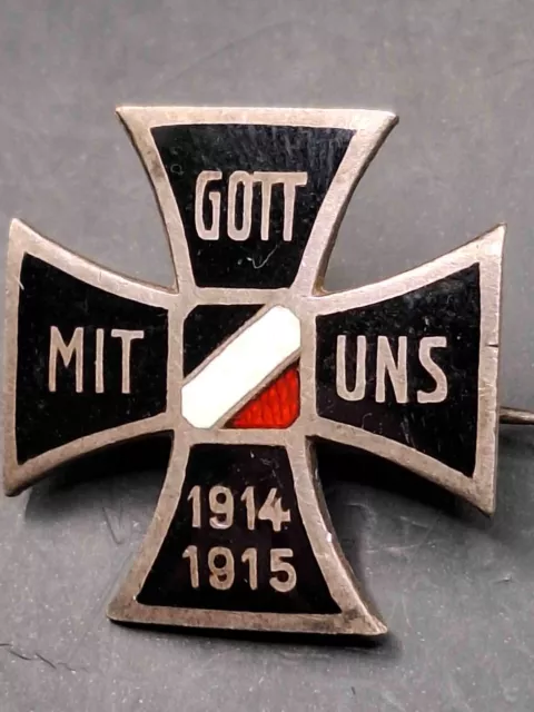 Eiserne Kreuz 21mm Gott mit uns 1914 1915 Orden Militaria Ehrenzeichen 1. WK