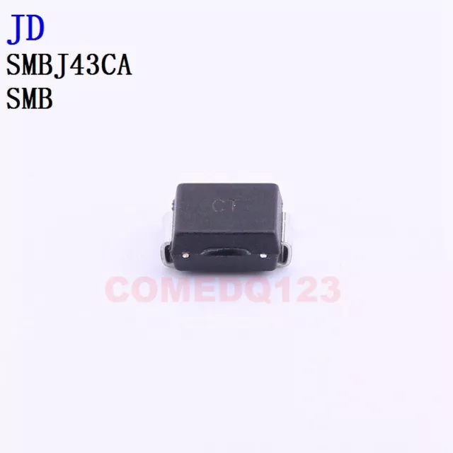 50PCSx SMBJ43CA SMB JD Diodes - TVS #E1