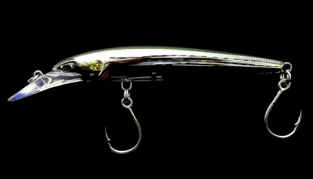 FISH CANDY TURBO 160 2m + MULLET HIGH SPEED TROLLING LURE 12KNOTS DEEP DIVER