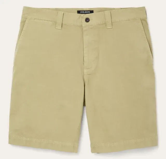 Filson Granite Mountain 9" Shorts Cotton 9 Inch Inseam Chino 20190979 CC Button