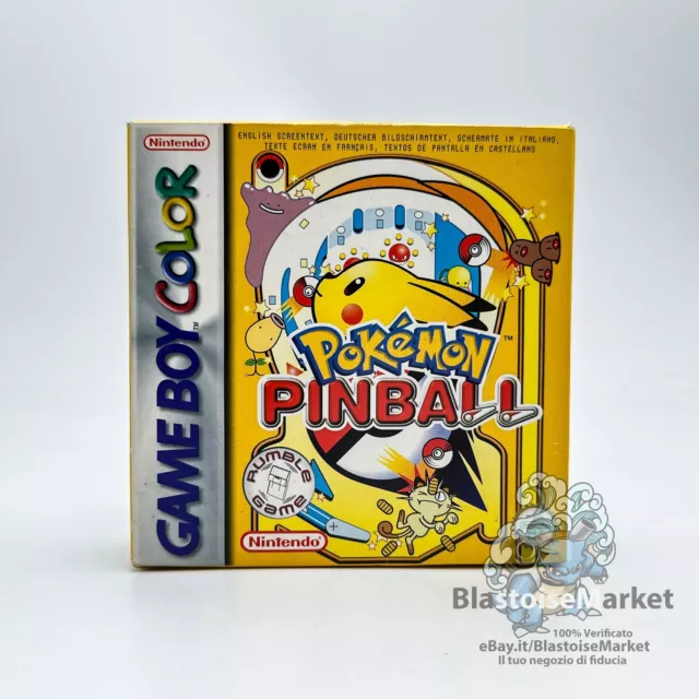 Pokémon Pinball Completo Eu 🕹️ Nintendo Game Boy Color Gbc ✅ Boxato Rumble Okay