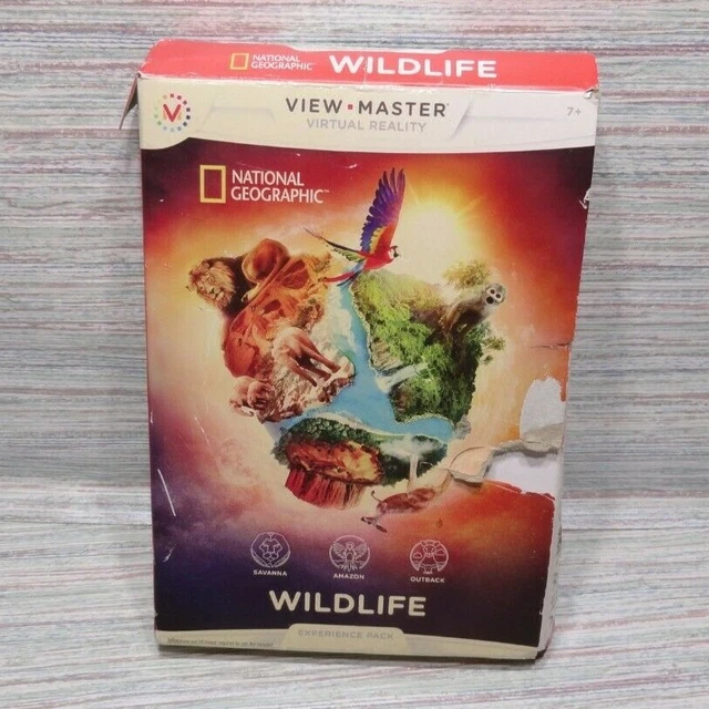 National Geographic View Master Virtual Reality WILDLIFE Experience Pack Discs