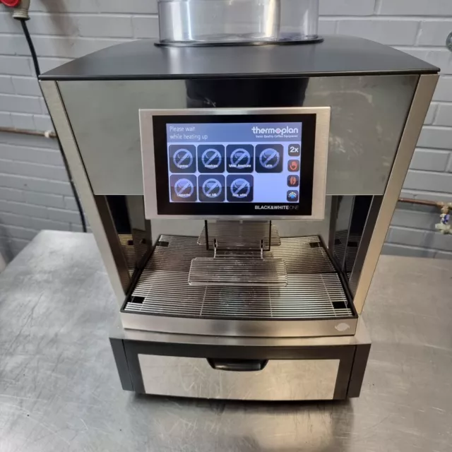 Thermoplan schwarz & weiß Espressomaschine für eine Tasse - Premiumqualität