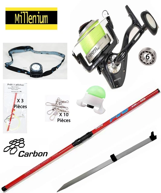 DAIWA Ensemble canne à lancer léger et moulinet Eliminator - 2 pcs