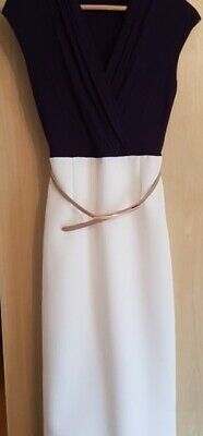 New Ted Baker Alfena Wrap Front Midi Dress Sz 1,2,3