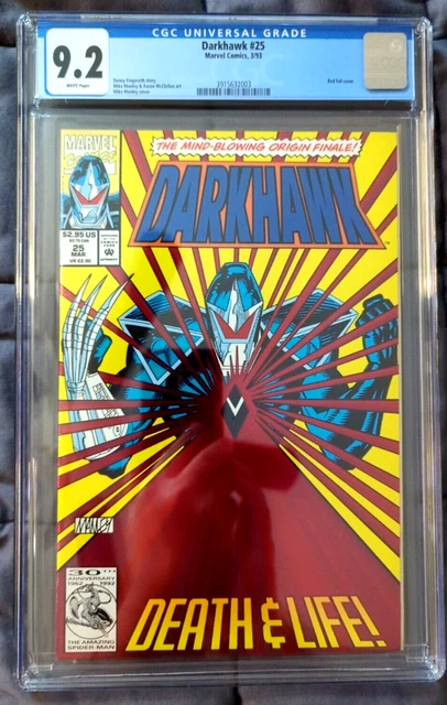 DARKHAWK #25   (Marvel 1993) Foil cover   |   Graded  CGC 9.2