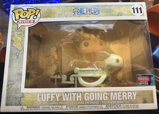 FUNKO POP! RIDES One Piece Luffy with Going Merry 2022 Fall Convention