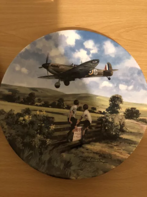 Royal Doulton Heroes Of The Sky Aircraft Plates X 2 2