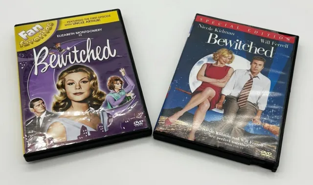 Bewitched Fan Favorites DVD, Bewitched Movie DVD Pre-Owned Bundle Good Condition