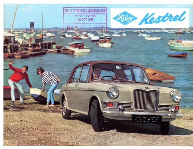 Riley Kestrel 1100 Mk1 1965-67 UK Market Sales Brochure