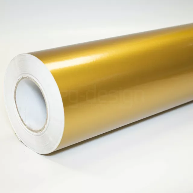 Plotterfolie Möbelfolie Klebefolie Türfolie Bastelfolie Gold Glänzend (4,59€/m²)