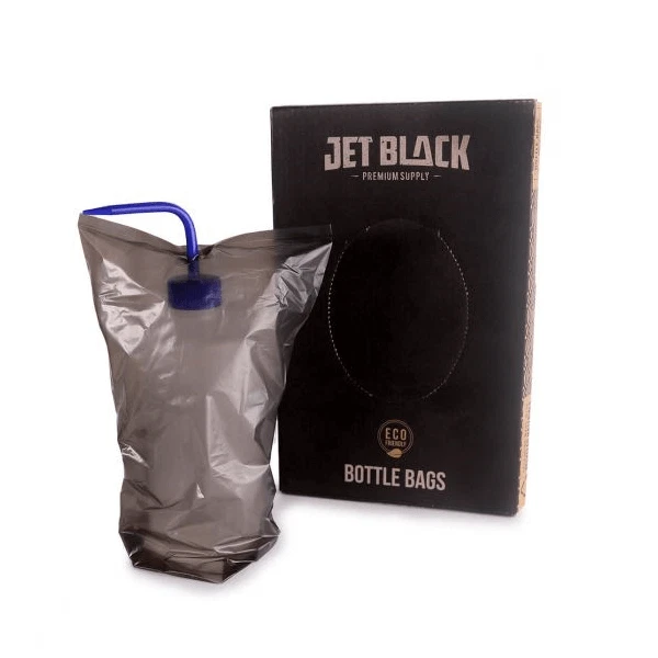 Jet Black Tatouage Lavage Bouteille Sacs (15.2cm x 25.4cm) - Écologique - 200
