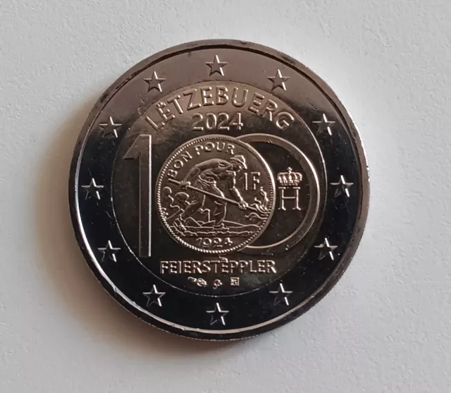 2 Euros commémorative Luxembourg 2024 Feirsteppler